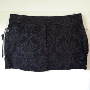 Cyberdog Black Skull Skirt size medium